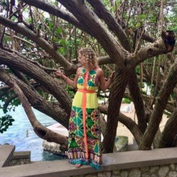 Gianni Bini bright and colorful maxi dress - Picture 2 of 8